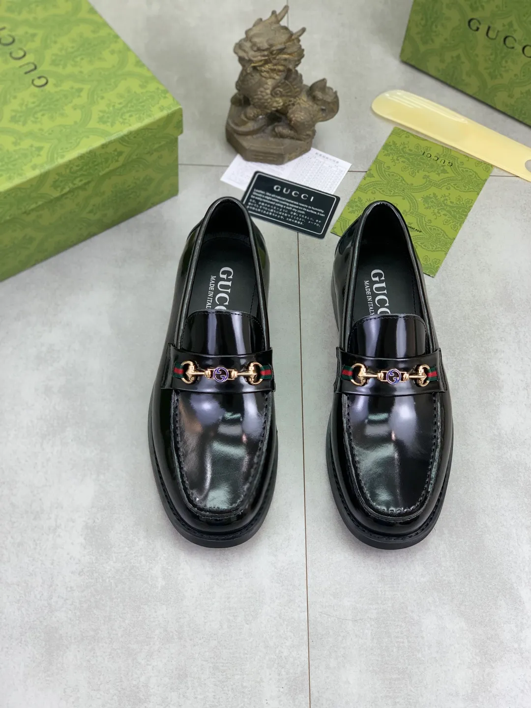 Men's men's shoes 💰P460 [New style] Water dyed cowhide 💰💎💎💎 [Gucci] GUCCI high-end men's formal business leather shoes, original order 1:1! Original imported high-end calfskin, original metal buckle, imported first-layer cowhide lining for feet, original outsole, men's shoe size: 38-45, black color available